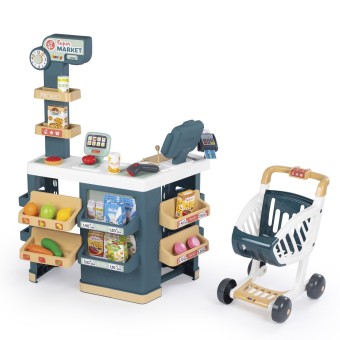 Smoby Kaufladen Supermarkt mit Einkaufswagen Modell 2023 