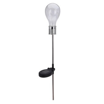 Koopman Solarlampe LED Glühbirnenform 