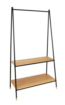 Wenko Standgarderobe Mod. Loft, mit 2 großzügigen Ablagen 