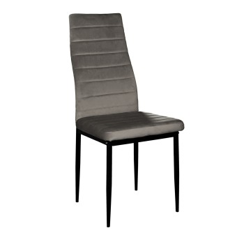 HTI-Living Stuhl Memphis Velvet Grau