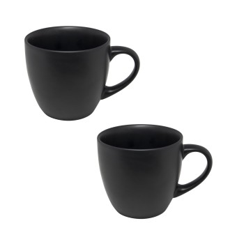 Neuetischkultur Tasse 2er Set Black Matt 