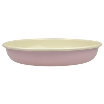 Neuetischkultur Teller tief 24cm Retro Rosa, Creme