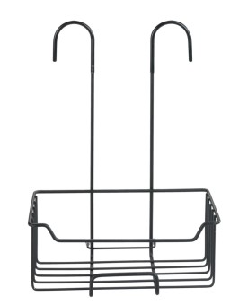 Wenko Thermostat-Dusch-Caddy Mod. Milo Schwarz matt Edelstahl, rostfrei 