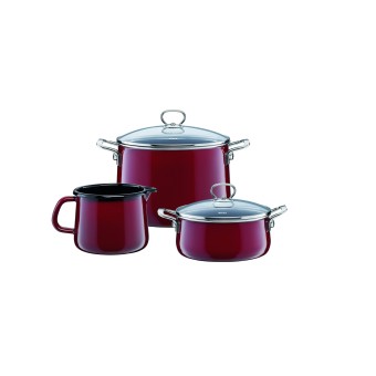 Riess Topfset 3-teilig Rosso 