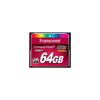 Transcend Compact Flash Speicherkarte Compact Flash 64GB 800x 