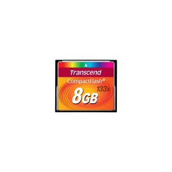 Transcend Compact Flash Speicherkarte Compact Flash 8GB 133x 