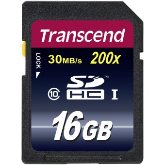 Transcend SD Speicherkarte SDHC 16GB Class 10 