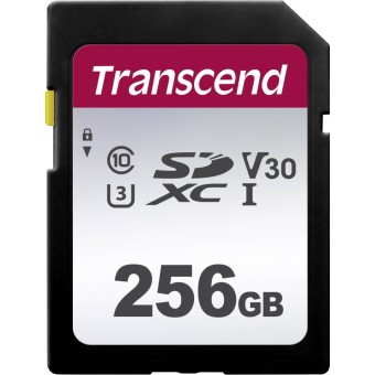 Transcend SD Speicherkarte SDXC 300S 256GB Class 10 UHS-I U3 V30 