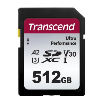 Transcend SD Speicherkarte SDXC 340S 512GB Class 10 UHS-I U3 A2 V30 