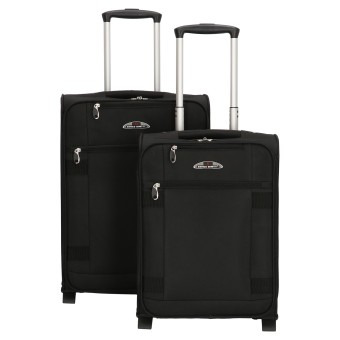 HTI-Living Trolley-Set 2-tlg. Softcase Schwarz