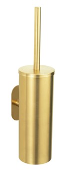 Wenko Turbo-Loc® WC-Garnitur Orea Gold Matt geschlossen, Befestigen ohne bohren 