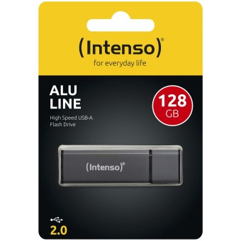 USB-Stick Alu Line anthrazit 128GB USB Stick 2.0 