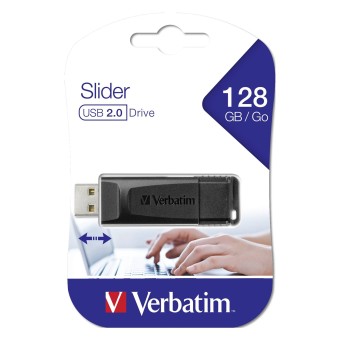 Verbatim USB-Stick Store n Go Slider 128GB USB 2.0 49328 