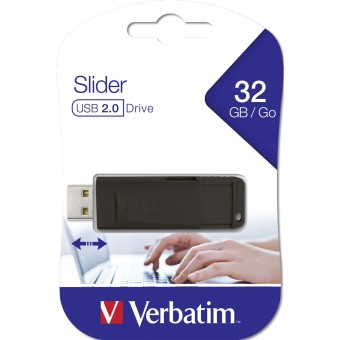 Verbatim USB-Stick Store n Go Slider 32GB USB 2.0 98697 