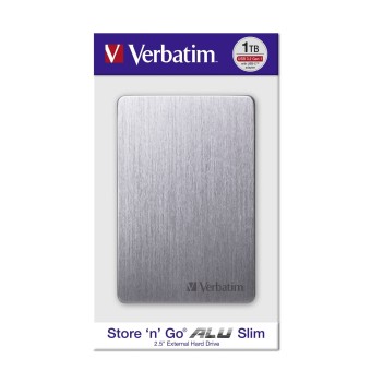 Verbatim Festplatte Store n Go 2,5" ALU 1TB USB 3.2 Gen 1 Space Gray 53662 