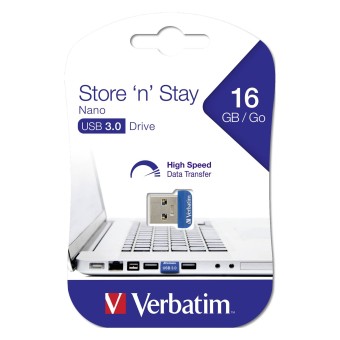 Verbatim USB-Stick Store n Stay Nano 16GB USB 3.0 98709 