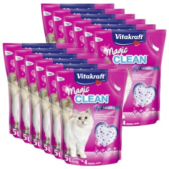 Vitakraft Katzenstreu Magic Clean Lavendel 12x 5 Liter