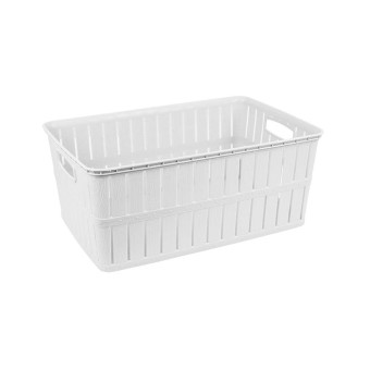 Wäschekorb 16 Liter Weiß