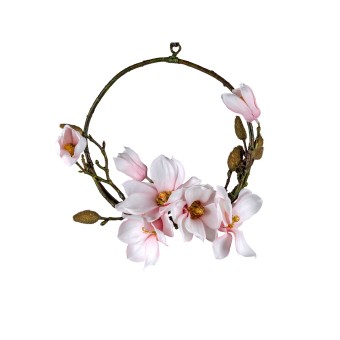 formano Wanddeko 26 cm Magnolie Rosa 