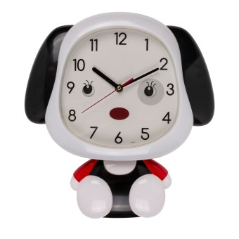 HTI-Living Wanduhr für Kinder Hund 