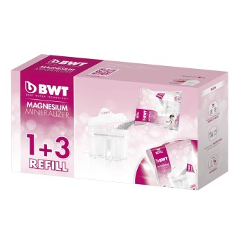 BWT Wasseraufbereiter 814544 Longlife Refill 1+3 Weiß 