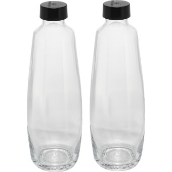 SodaStream Wasseraufbereiter Duo Glasflasche Doppelpack 1,0L 