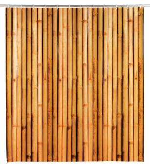 Wenko Duschvorhang Bambusa, 180 x 200 cm 