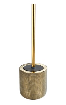 Wenko Keramik WC-Garnitur Rivara Gold, handbemalt 