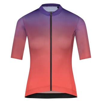 Shimano Woman's ELEGANZA Short Sleeves Jersey, Plum S