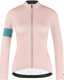 Shimano Woman's  KAEDE Long Sleeve Jersey Printed, Feather Beige S