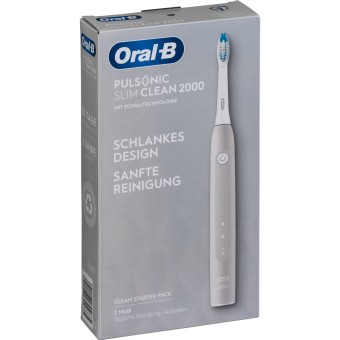 Oral B Zahnpflege Pulsonic Slim Clean 2000 Grey 